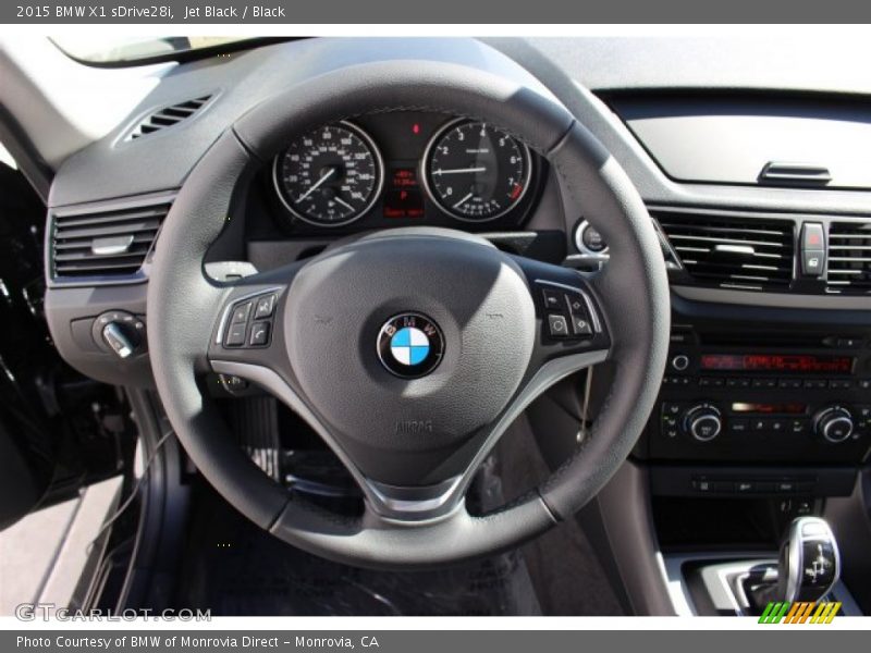 Jet Black / Black 2015 BMW X1 sDrive28i