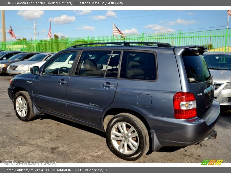 Bluestone Metallic / Ash Gray 2007 Toyota Highlander Hybrid Limited