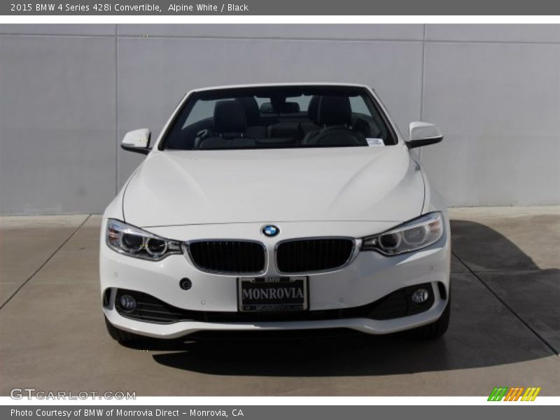 Alpine White / Black 2015 BMW 4 Series 428i Convertible