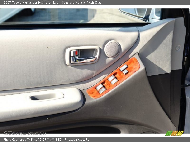 Bluestone Metallic / Ash Gray 2007 Toyota Highlander Hybrid Limited