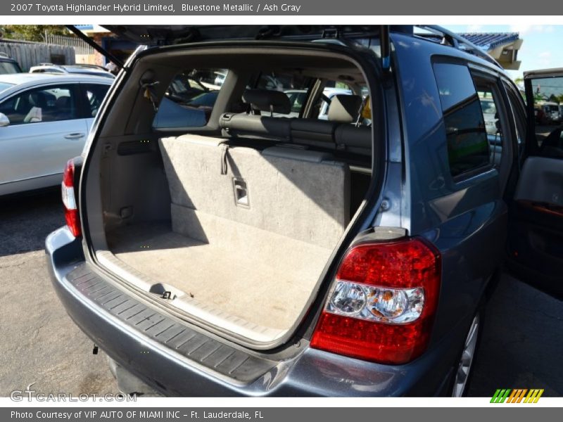 Bluestone Metallic / Ash Gray 2007 Toyota Highlander Hybrid Limited