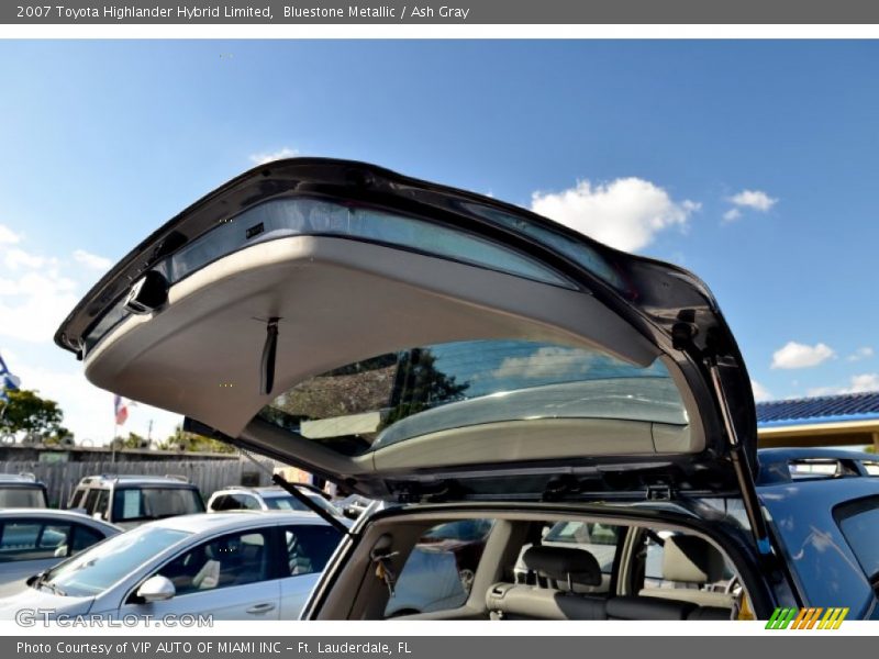 Bluestone Metallic / Ash Gray 2007 Toyota Highlander Hybrid Limited