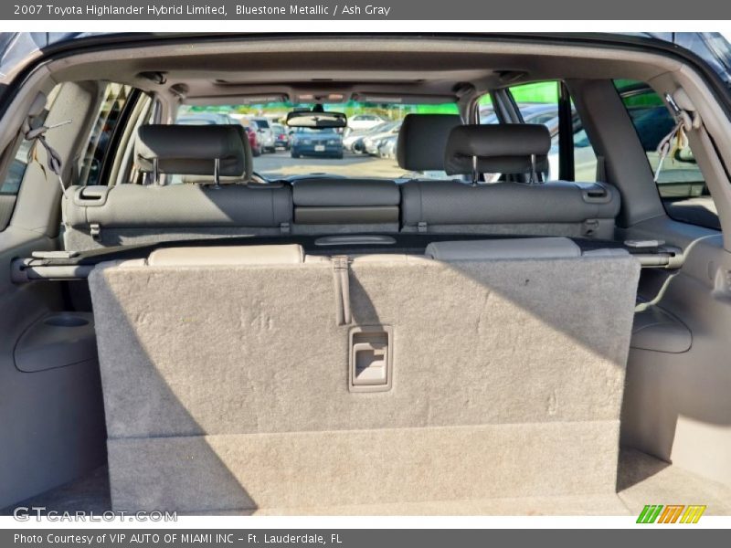 Bluestone Metallic / Ash Gray 2007 Toyota Highlander Hybrid Limited