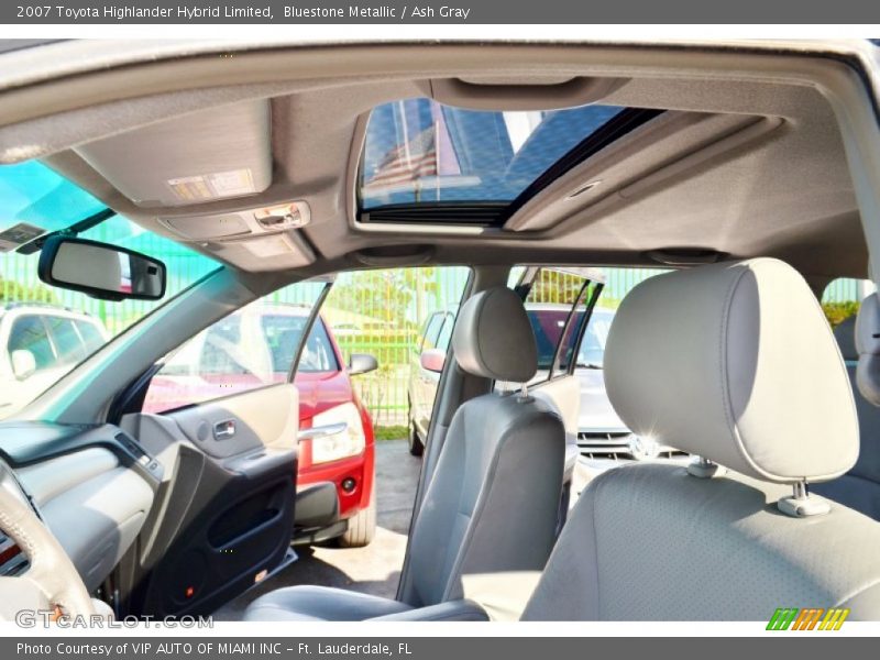 Bluestone Metallic / Ash Gray 2007 Toyota Highlander Hybrid Limited