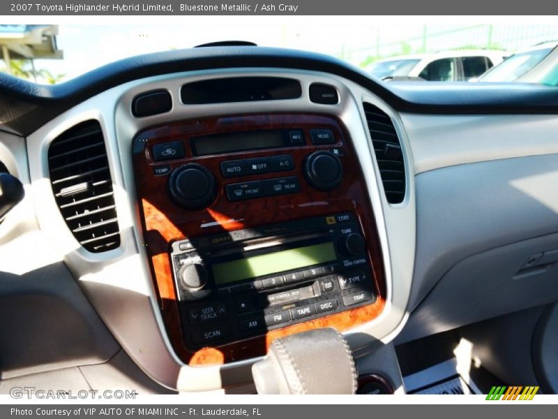 Bluestone Metallic / Ash Gray 2007 Toyota Highlander Hybrid Limited