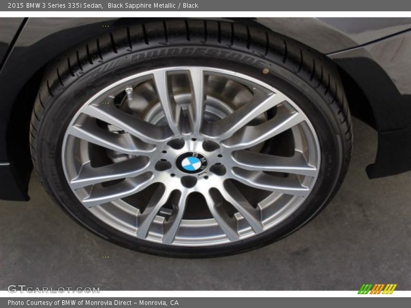 Black Sapphire Metallic / Black 2015 BMW 3 Series 335i Sedan