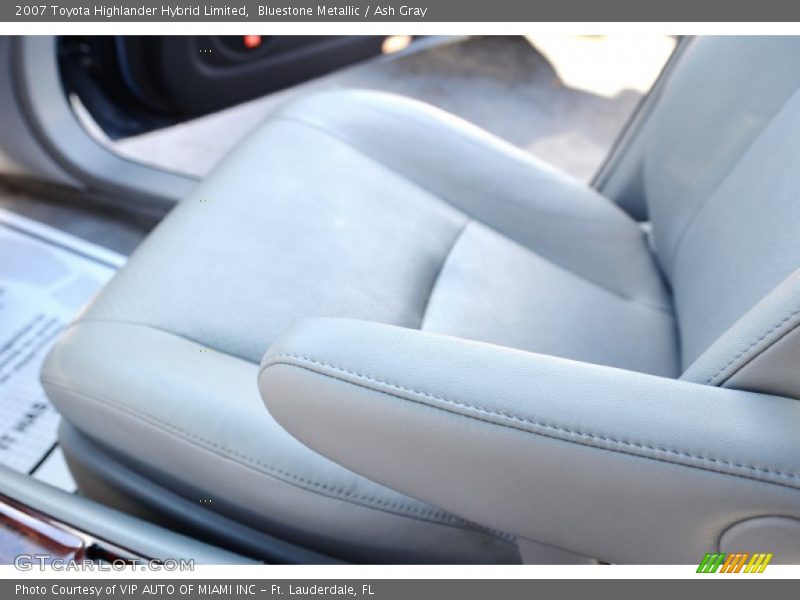 Bluestone Metallic / Ash Gray 2007 Toyota Highlander Hybrid Limited