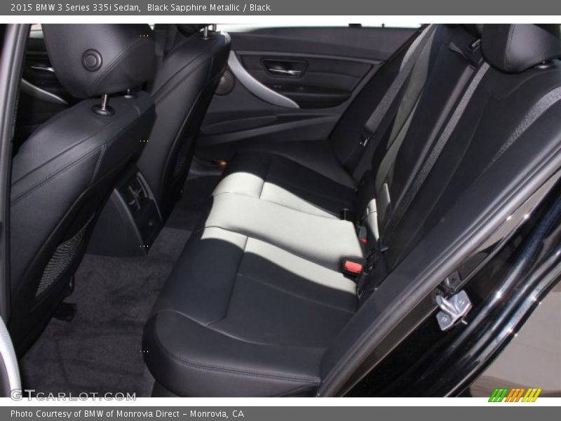 Black Sapphire Metallic / Black 2015 BMW 3 Series 335i Sedan