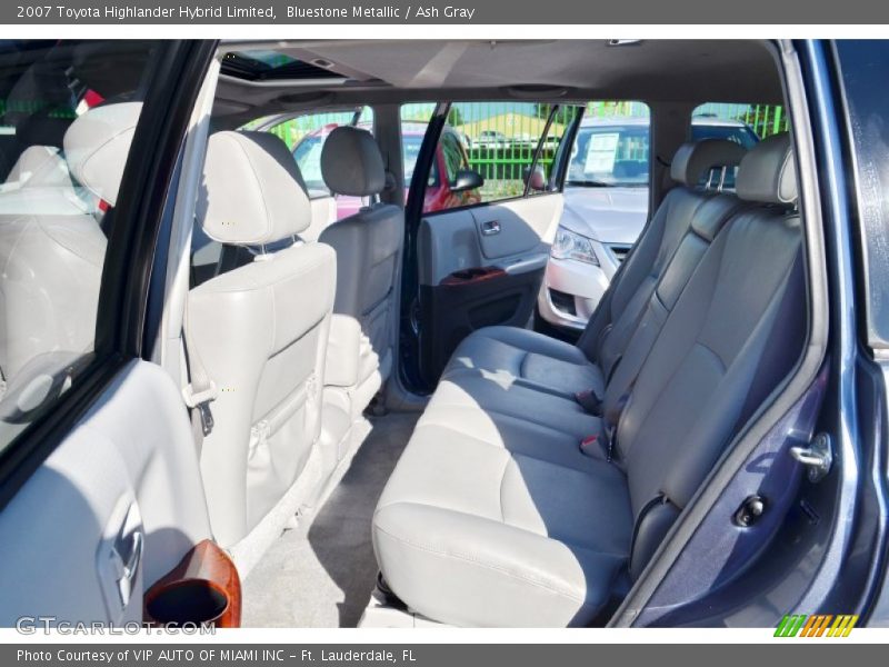 Bluestone Metallic / Ash Gray 2007 Toyota Highlander Hybrid Limited