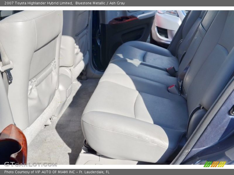 Bluestone Metallic / Ash Gray 2007 Toyota Highlander Hybrid Limited