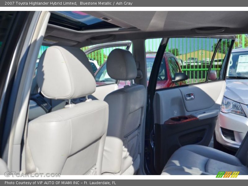 Bluestone Metallic / Ash Gray 2007 Toyota Highlander Hybrid Limited