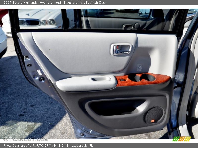 Bluestone Metallic / Ash Gray 2007 Toyota Highlander Hybrid Limited