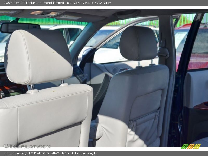 Bluestone Metallic / Ash Gray 2007 Toyota Highlander Hybrid Limited