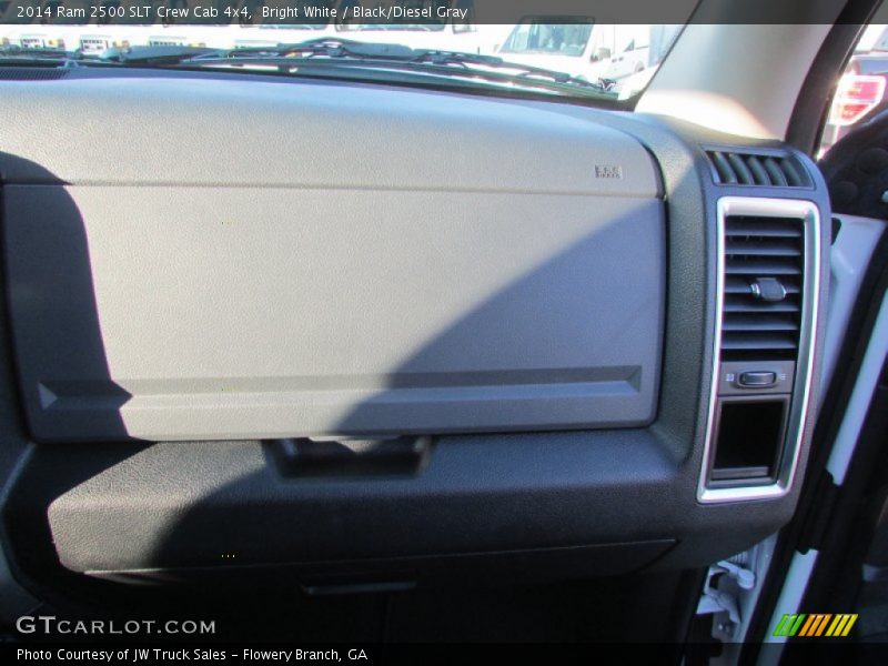 Bright White / Black/Diesel Gray 2014 Ram 2500 SLT Crew Cab 4x4