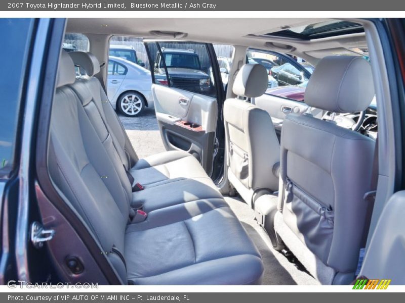 Bluestone Metallic / Ash Gray 2007 Toyota Highlander Hybrid Limited