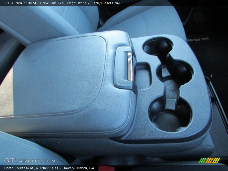 Bright White / Black/Diesel Gray 2014 Ram 2500 SLT Crew Cab 4x4