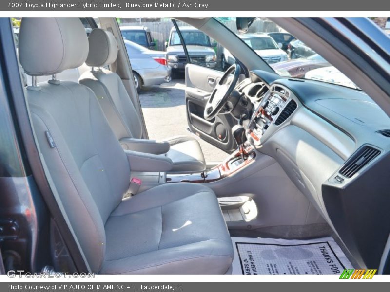 Bluestone Metallic / Ash Gray 2007 Toyota Highlander Hybrid Limited