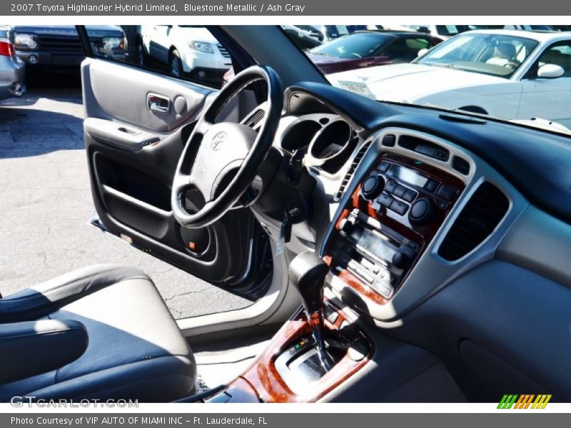 Bluestone Metallic / Ash Gray 2007 Toyota Highlander Hybrid Limited