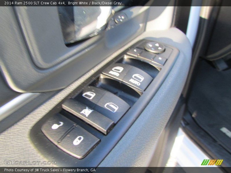 Bright White / Black/Diesel Gray 2014 Ram 2500 SLT Crew Cab 4x4