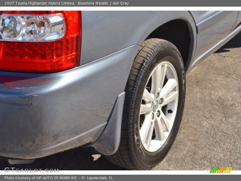 Bluestone Metallic / Ash Gray 2007 Toyota Highlander Hybrid Limited