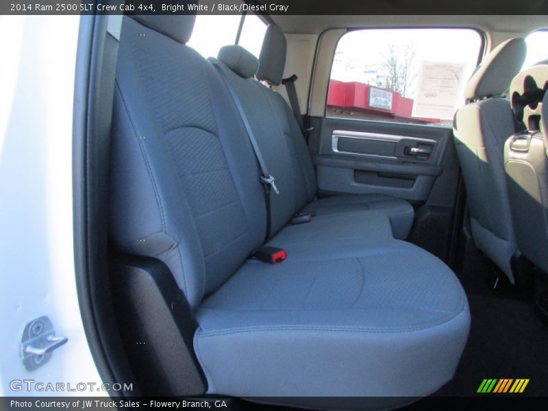 Bright White / Black/Diesel Gray 2014 Ram 2500 SLT Crew Cab 4x4