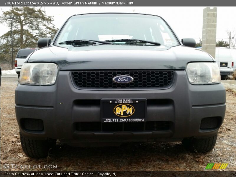 Aspen Green Metallic / Medium/Dark Flint 2004 Ford Escape XLS V6 4WD