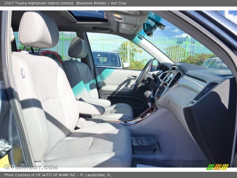 Bluestone Metallic / Ash Gray 2007 Toyota Highlander Hybrid Limited
