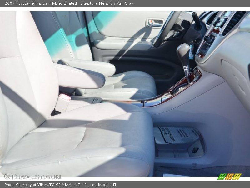 Bluestone Metallic / Ash Gray 2007 Toyota Highlander Hybrid Limited