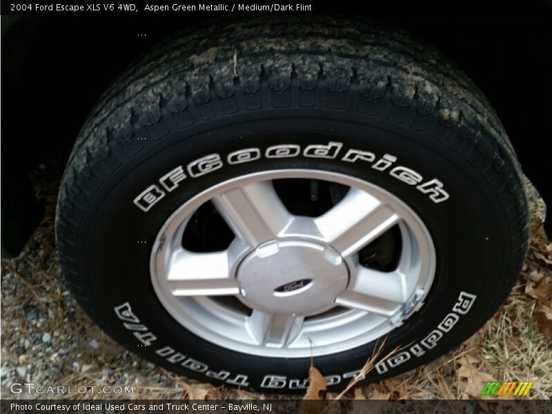 Aspen Green Metallic / Medium/Dark Flint 2004 Ford Escape XLS V6 4WD