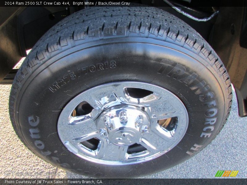 Bright White / Black/Diesel Gray 2014 Ram 2500 SLT Crew Cab 4x4