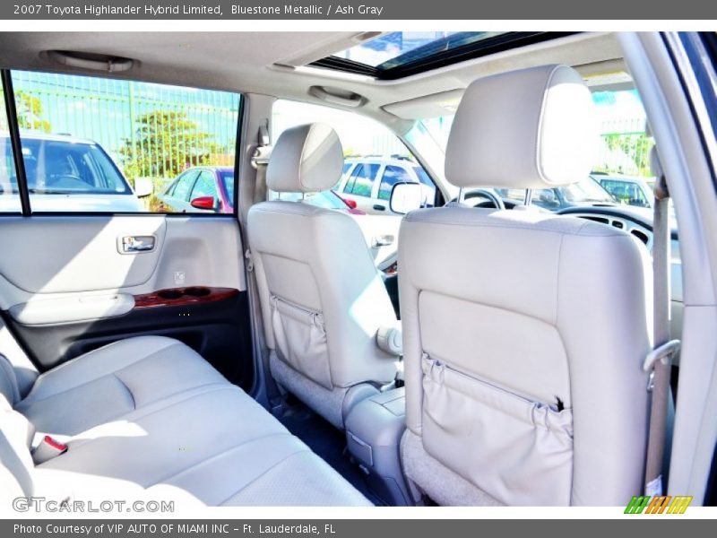Bluestone Metallic / Ash Gray 2007 Toyota Highlander Hybrid Limited