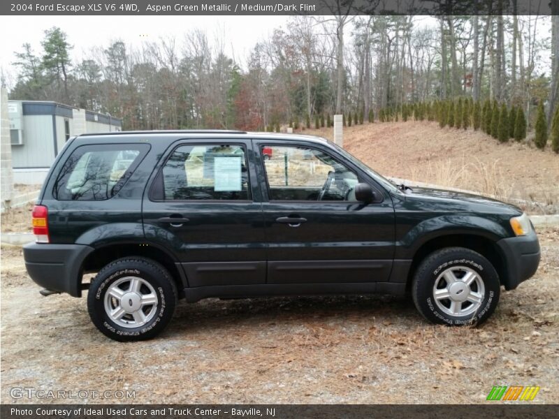 Aspen Green Metallic / Medium/Dark Flint 2004 Ford Escape XLS V6 4WD