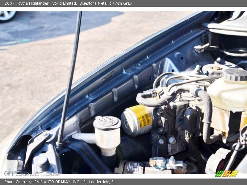 Bluestone Metallic / Ash Gray 2007 Toyota Highlander Hybrid Limited