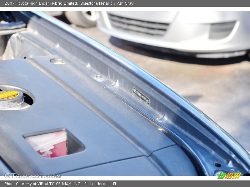 Bluestone Metallic / Ash Gray 2007 Toyota Highlander Hybrid Limited