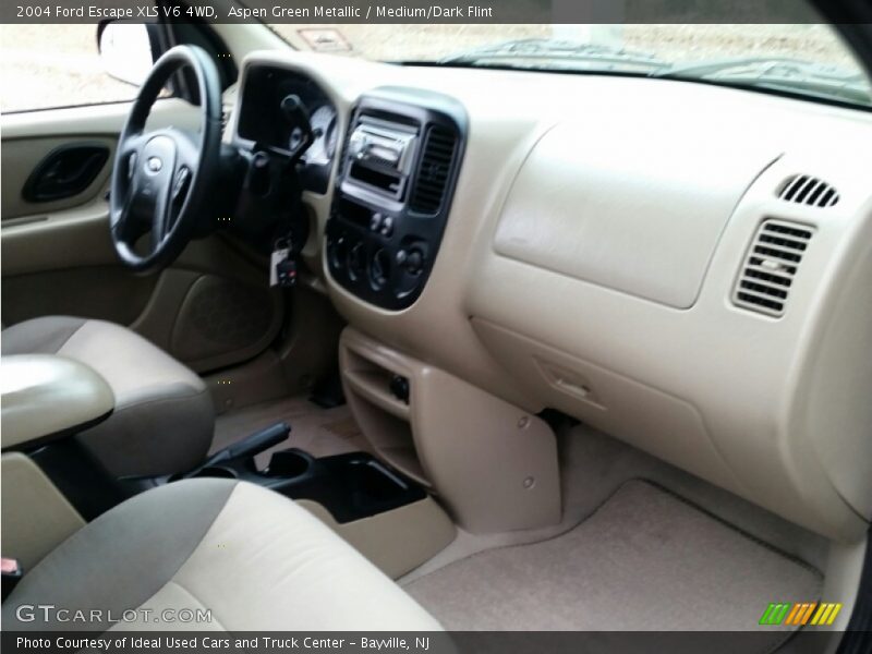 Aspen Green Metallic / Medium/Dark Flint 2004 Ford Escape XLS V6 4WD