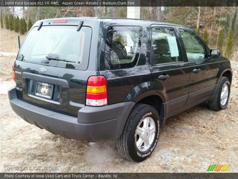 Aspen Green Metallic / Medium/Dark Flint 2004 Ford Escape XLS V6 4WD