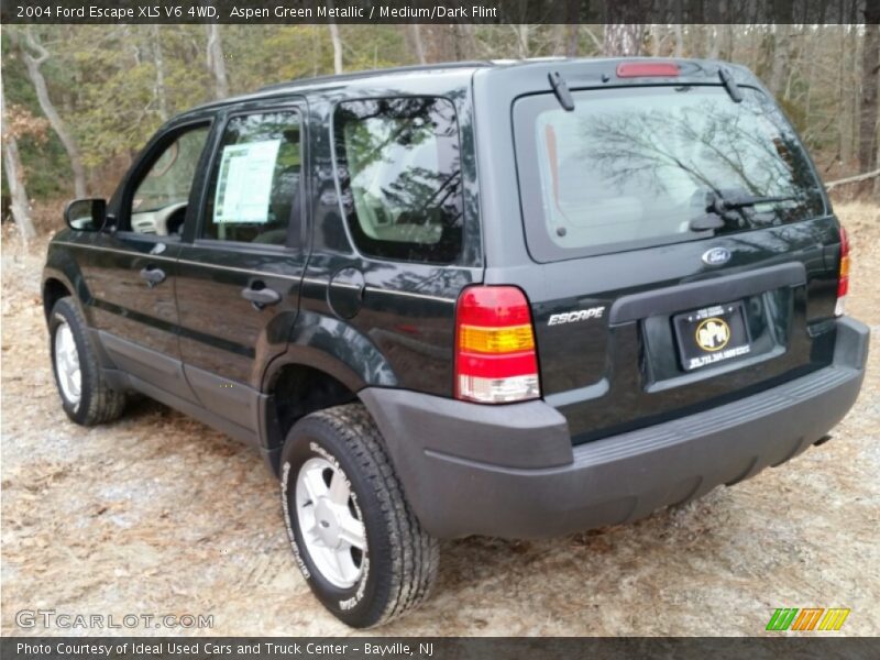 Aspen Green Metallic / Medium/Dark Flint 2004 Ford Escape XLS V6 4WD