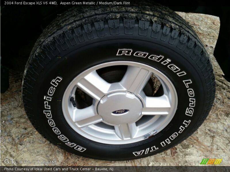 Aspen Green Metallic / Medium/Dark Flint 2004 Ford Escape XLS V6 4WD