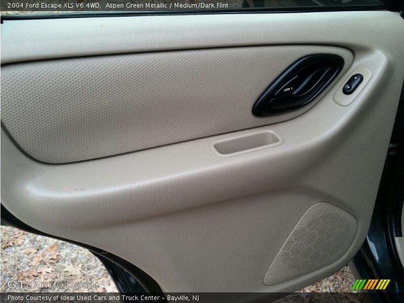 Aspen Green Metallic / Medium/Dark Flint 2004 Ford Escape XLS V6 4WD