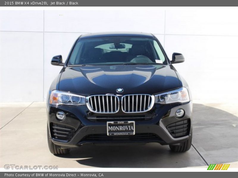 Jet Black / Black 2015 BMW X4 xDrive28i