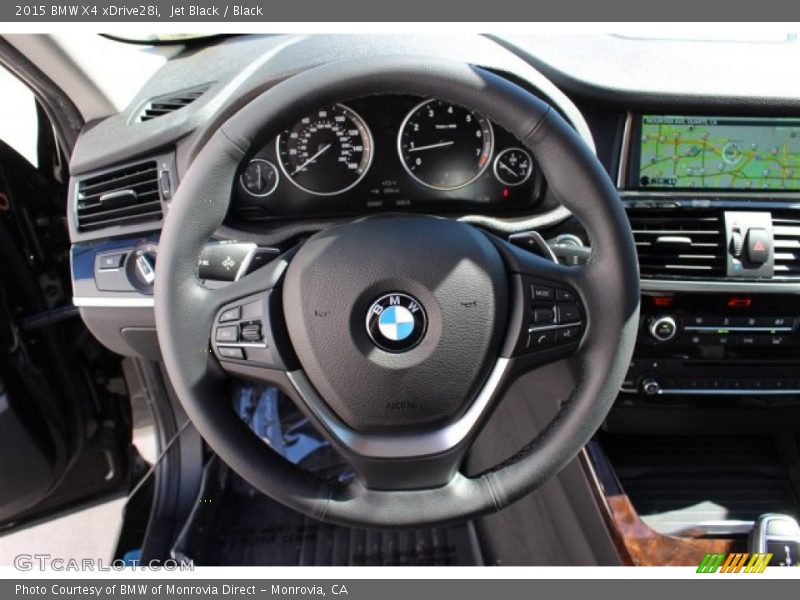 Jet Black / Black 2015 BMW X4 xDrive28i