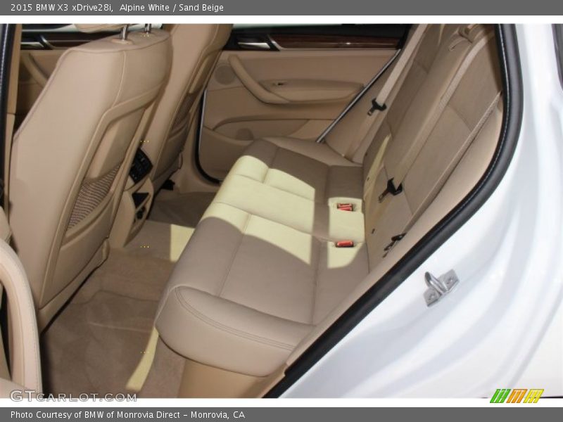 Alpine White / Sand Beige 2015 BMW X3 xDrive28i