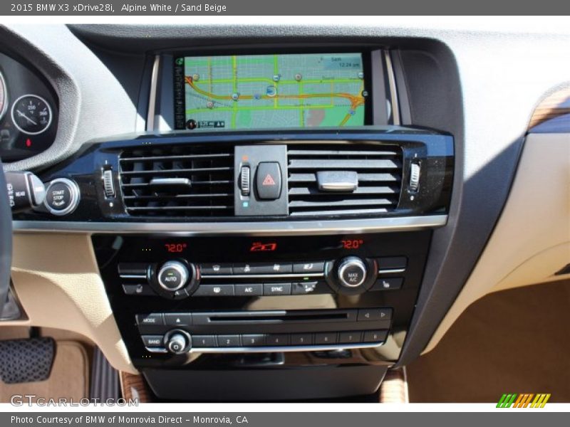 Alpine White / Sand Beige 2015 BMW X3 xDrive28i