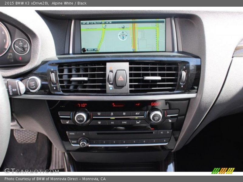 Alpine White / Black 2015 BMW X3 xDrive28i