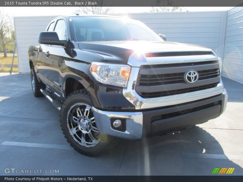 Black / Black 2015 Toyota Tundra SR5 Double Cab
