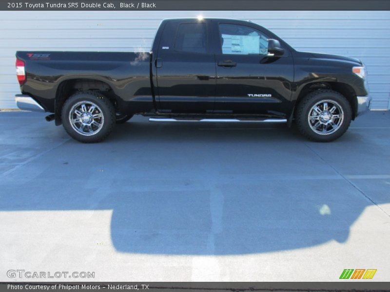 Black / Black 2015 Toyota Tundra SR5 Double Cab