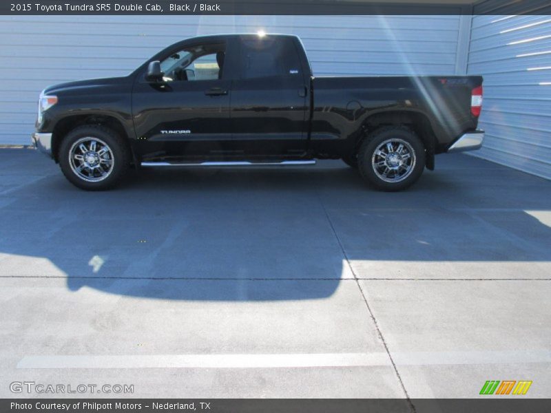 Black / Black 2015 Toyota Tundra SR5 Double Cab