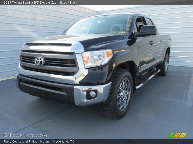 Black / Black 2015 Toyota Tundra SR5 Double Cab