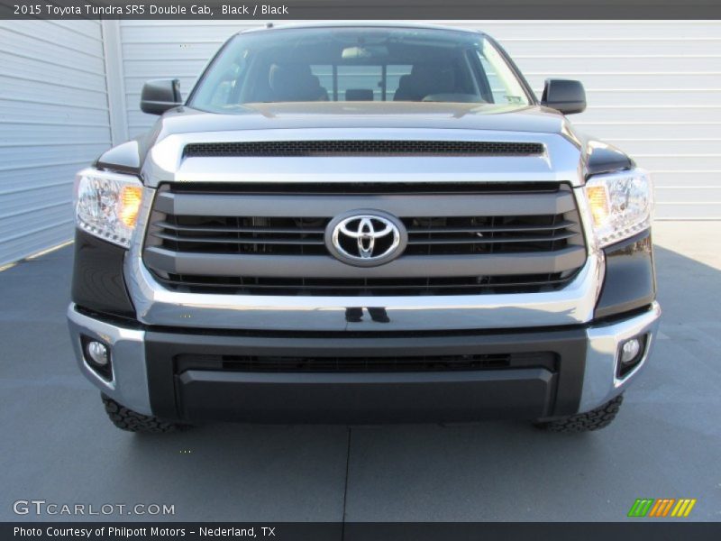 Black / Black 2015 Toyota Tundra SR5 Double Cab
