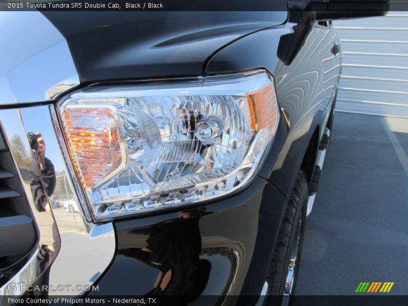 Black / Black 2015 Toyota Tundra SR5 Double Cab